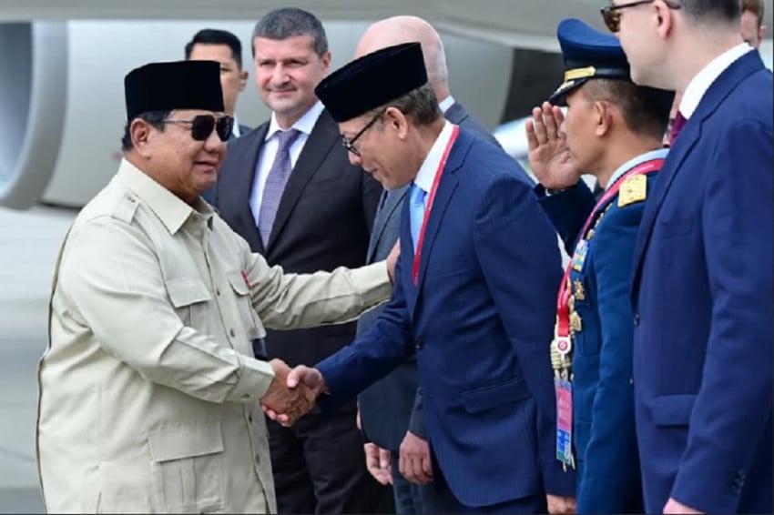 Kedatangan Prabowo di Vladivostok Buka Agenda Diplomasi RI–Rusia